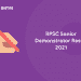 rpsc senior demonstrator result 2021