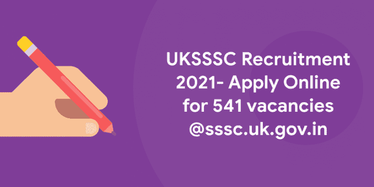 uksssc recruitment 2021