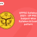 uppsc syllabus 2021
