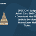 BPSC Civil Judge Admit Card 2021 Out - Download 31st Bihar Judicial Services Mains Exam Hall Ticket