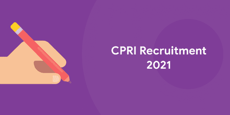 CPRI Recruitment 2021