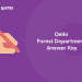 Delhi Forest Department Answer Key