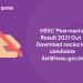 HSSC Pharmacist Result 2021 Out - Download seclected candidate list@hssc.gov.in