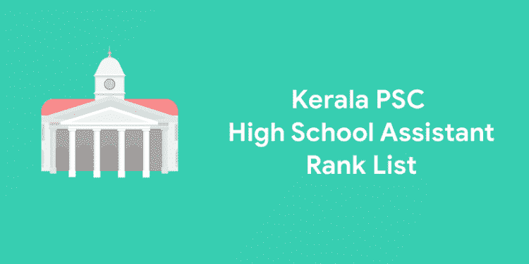 High School Assistant Rank List