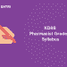 KDRB Pharmacist Grade 2 Syllabus 2021