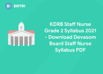 KDRB Staff Nurse Grade 2 Syllabus 2021