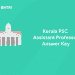 Kerala PSC Assistant Professor Nephrology Provisional Answer Key