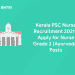 Kerala PSC Nurse Recruitment 2021