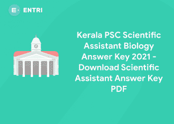 Kerala PSC Scientific Assistant Biology Answer Key 2021