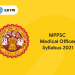 MPPSC Medical Officer Syllabus 2021