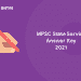MPSC State Service Answer Key