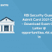 RBI Security Guard Admit Card 2021 Out