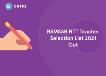 RSMSSB Result 2021 – RSMSSB NTT Teacher Selection Released