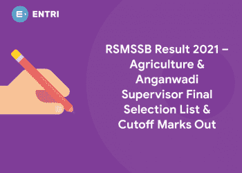 RSMSSB Result 2021 – Agriculture & Anganwadi Supervisor Final Selection List & Cutoff Marks Out