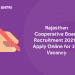 Rajasthan Cooperative Board Recruitment 2021 – Apply Online for 385 Vacancy