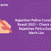 Rajasthan Police Constable Exam 2021