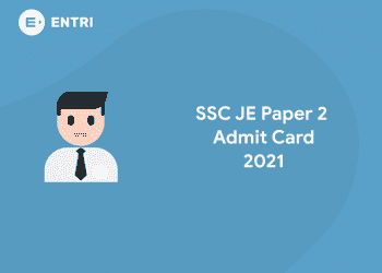 SSC JE Paper 2 Admit Card