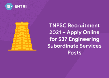 TNPSC recruitment 2021