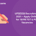 UPSESSB Recruitment 2021 – Apply Online for 15198 TGT & PGT Vacancies
