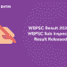 WBPSC Result 2021 – WBPSC Sub Inspector Result Released