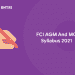 fci agm and mo syllabus 2021