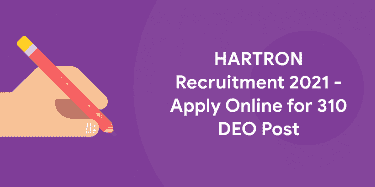 hartron recruitment 2021
