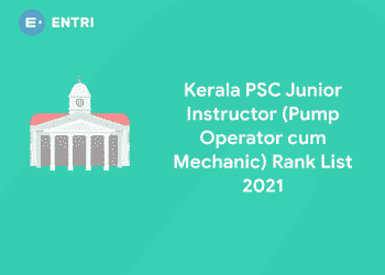 kerala psc junior instructor rank list 2021