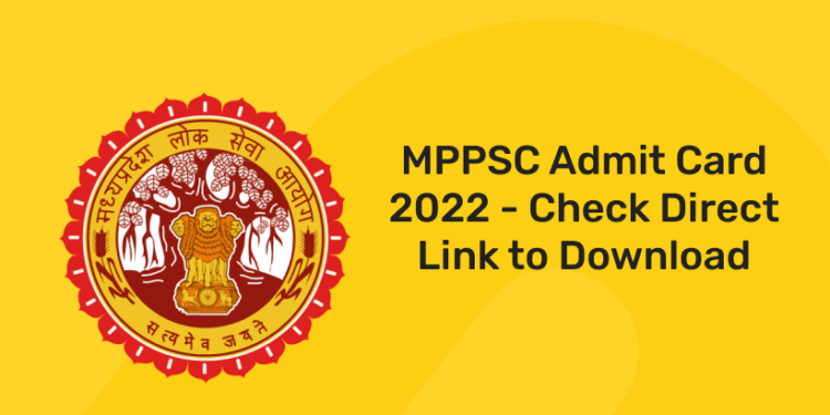 mppsc admit card 2022