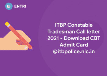 ITBP CBT admit card 2021