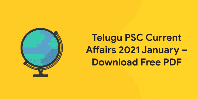telugu psc current affairs january 2021 pdf