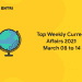 weekly current affairs 2021 march 08 to 14