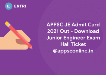 APPSC JE Admit Card 2021