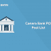 Canara Bank PO Post List