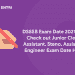 DSSSB Exam Date 2021 Out - Check out Junior Clerk, Assistant, Steno, Assistant Engineer Exam Date Here