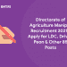 Directorate of Agriculture Manipur Recruitment 2021