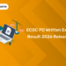 ECGC PO Written Exam Result 2026 Released