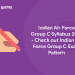 Indian Air Force Group C Syllabus 2021 - Check out Indian Air Force Group C Exam Pattern