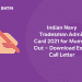 Indian Navy Tradesman Admit Card 2021