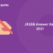 JKSSB Answer Key 2021