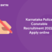 Karnataka Police Constable Recruitment 2022 - Apply online.