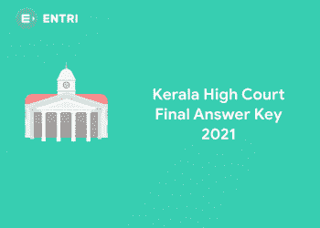 Kerala High Court Final Answer Key 2021