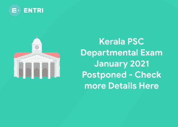 Kerala PSC Departmental Exam January 2021