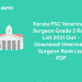Kerala PSC Veterinary Surgeon Grade 2 Rank List