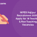 NIPER Hajipur Recruitment 2021