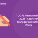 OCPL Recruitment 2021 - Apply for Manager and Other Posts