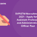 SVPISTM Recruitment 2021 - Apply for Assistant Professor and Administrative Officer Post