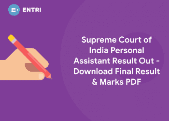 Supreme Court of India Personal Assistant Result