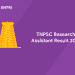 TNPSC Research Assistant Result 2021