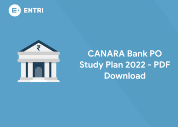 CANARA Bank PO Study Plan 2022 - PDF Download