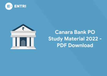 Canara Bank PO Study Material 2022 - PDF Download